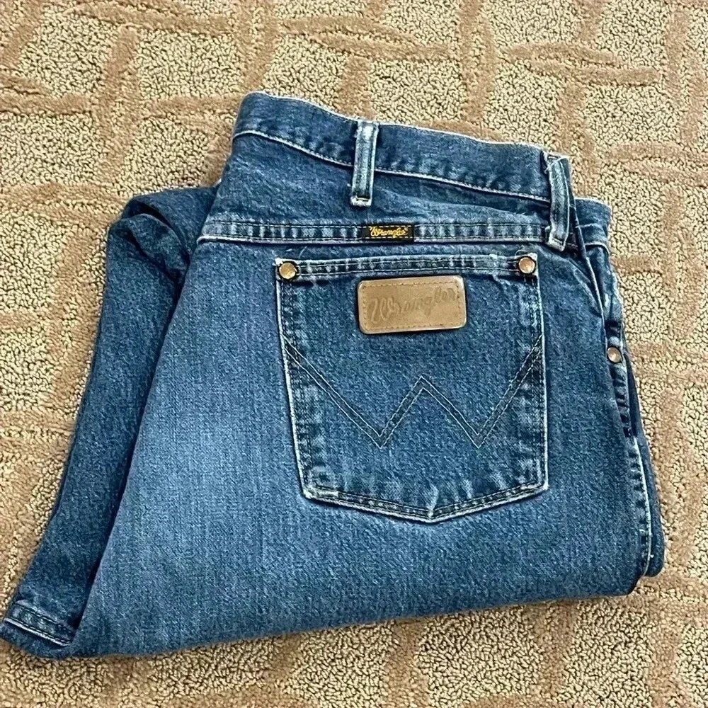 Vtg Wrangler Denim  Jeans 38x32
